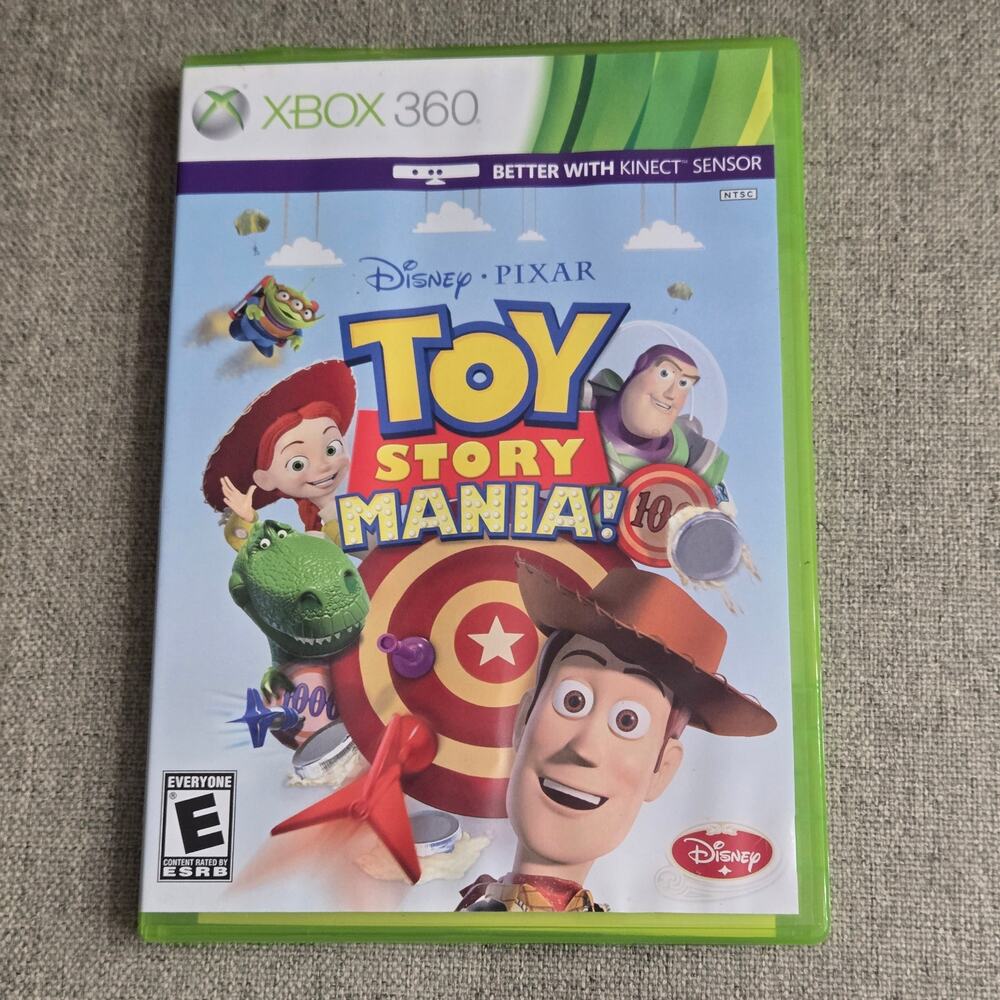 Xbox 360 Toy Story Mania! Complete in Box (CIB)